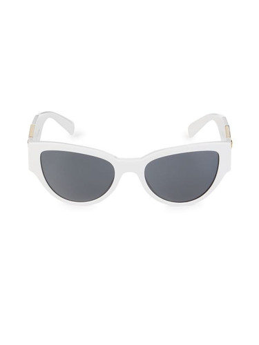 VERSACE 55Mm Cat Eye Sunglasses WHITE Image 1