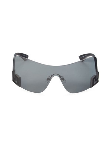 VERSACE 70Mm Shield Sunglasses GREY Image 4