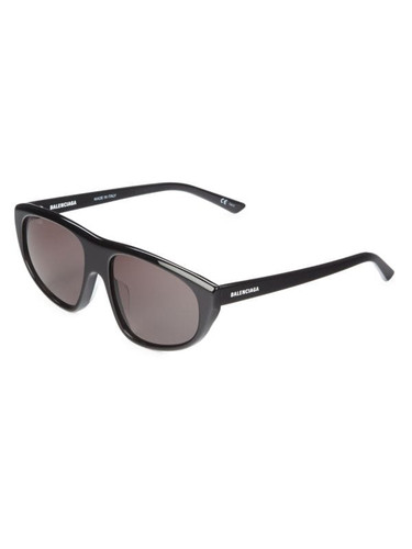 BALENCIAGA 60Mm Rectangle Sunglasses BLACK Image 5