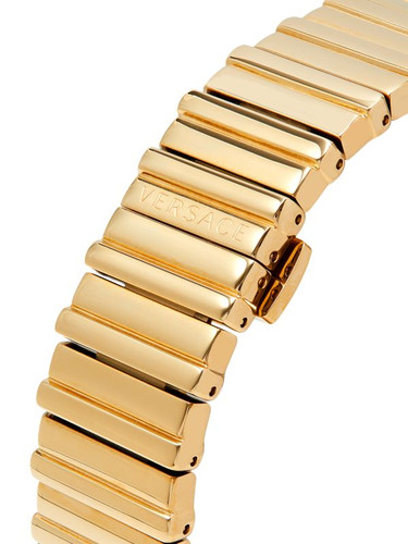 VERSACE 38Mm Ip Goldtone Stainless Steel Bracelet Watch ONE SIZE Image 9