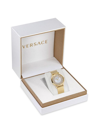 VERSACE New Generation 36Mm Ip Goldtone Stainless Steel Bracelet Watch ONE SIZE Image 4