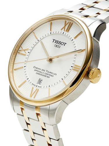 TISSOT T-Classic Chemin Des Tourelles 42Mm Stainless Steel Automatic Bracelet Watch ONE SIZE Image 3