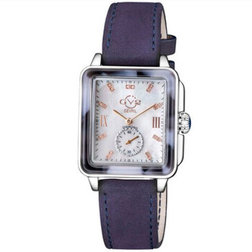 GV2 BY GEVRIL Bari Tortoise Mother of Pearl Dial Ladies Watch