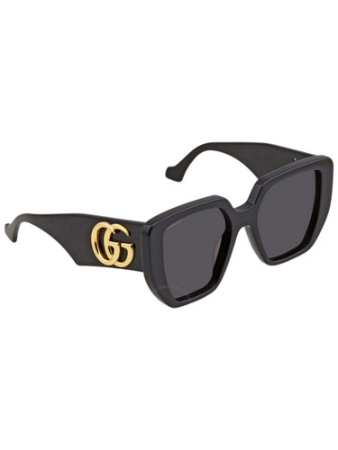 GUCCI  Grey Geometric Ladies Sunglasses