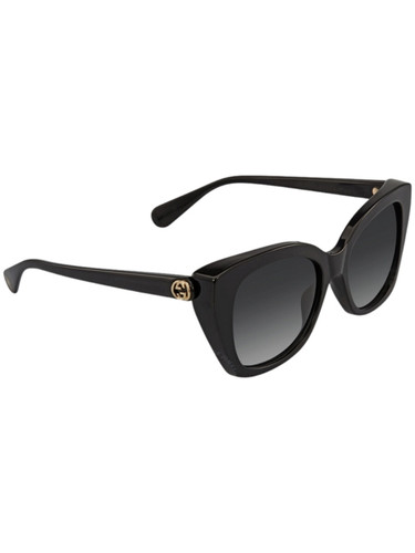 GUCCI  Grey Gradient Butterfly Ladies Sunglasses