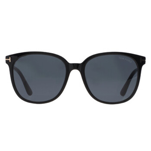 TOM FORD  Grey Oval Unisex Sunglasses (3-4 Weeks Ship)