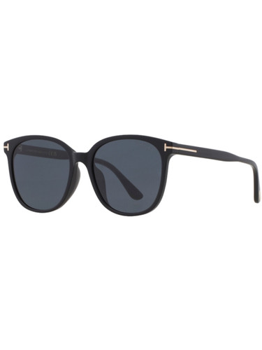 TOM FORD  Grey Oval Unisex Sunglasses (3-4 Weeks Ship)