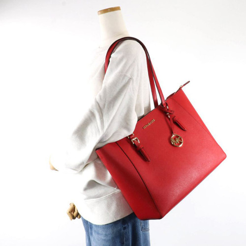 MICHAEL KORS  Charlotte Large 3-in-1 Tote - Bright Red