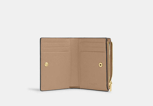COACH Bifold Wallet GOLD/TAUPE Image 3