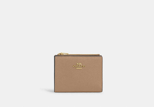 COACH Bifold Wallet GOLD/TAUPE Image 5