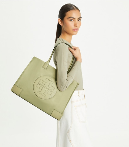 TORY BURCH Ella Tote Bag - Olive Sprig (@Delhi Studio)