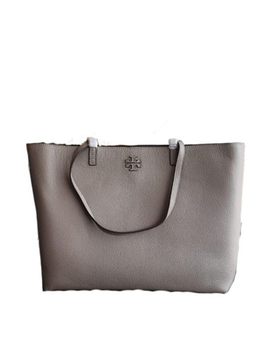 TORY BURCH Mcgraw Tote - Silver Maple (@Delhi Studio)