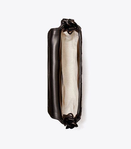 TORY BURCH Mini Fleming Soft Crescent Bag - Black (@Delhi Studio)