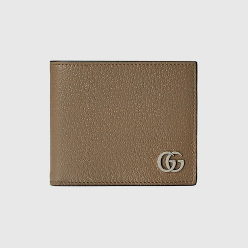 GUCCI GG Marmont leather flap wallet - Beige (@Delhi Studio)