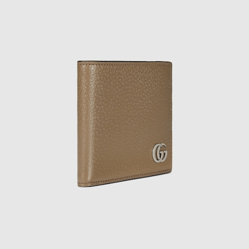 GUCCI GG Marmont leather flap wallet - Beige (@Delhi Studio)