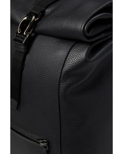 COACH  Beck Roll Top Backpack In Pebble Leather COLOR BLACK Image 4