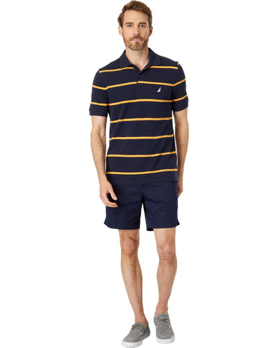 NAUTICA  Classic Fit Striped Deck Polo COLOR NAVY Image 4