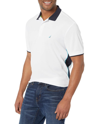 NAUTICA  Navtech Sustainably Crafted Classic Fit Polo COLOR BRIGHT WHITE Image 1