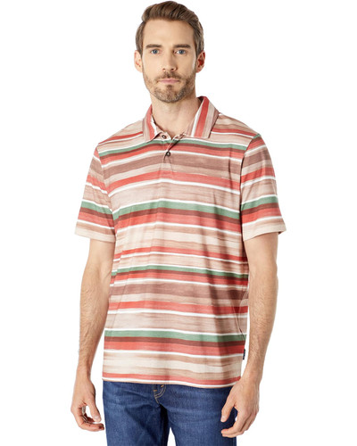 TED BAKER  Prebook Short Sleeve Striped Polo COLOR MULTI Image 1