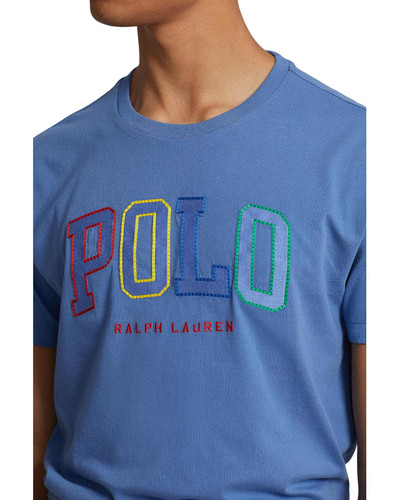 POLO RALPH LAUREN  Classic Fit Logo Jersey Short Sleeve T-Shirt COLOR NIMES BLUE Image 3