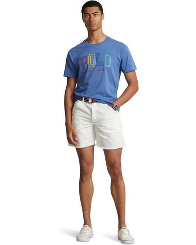 POLO RALPH LAUREN  Classic Fit Logo Jersey Short Sleeve T-Shirt COLOR NIMES BLUE Image 4