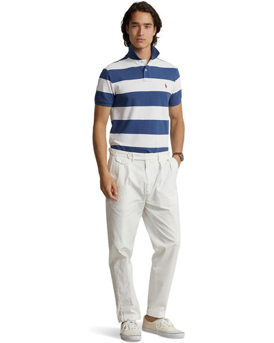 POLO RALPH LAUREN  Classic Fit Striped Mesh Polo Short Sleeve Shirt COLOR MULTICOLOR Image 3
