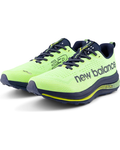 NEW BALANCE Fuelcell Supercomp Trail BLEACHED LIME GLO/NB NAVY Image 1