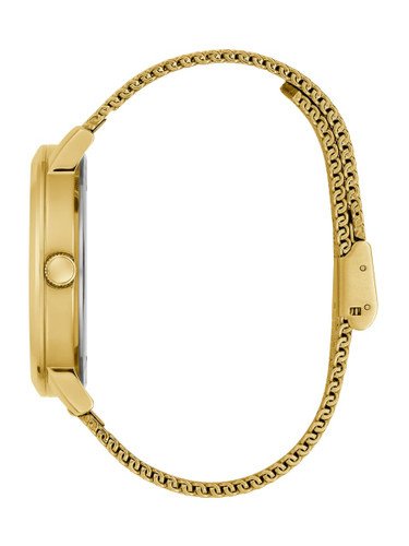 GUESS Gold-Tone And Black Analog Watch Image 1