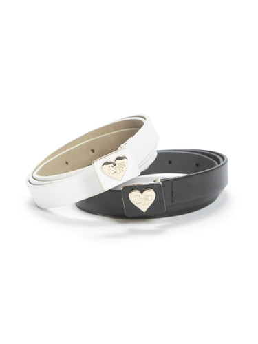 GUESS Heart Buckle Skinny Belt 2-Pack Image 3