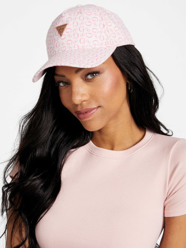 GUESS Logo Print Baseball Hat Image 1