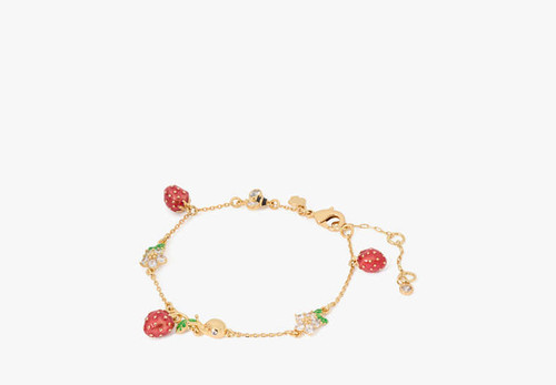 KATE SPADE Strawberry Fields Charm Bracelet RED MULTI Image 6