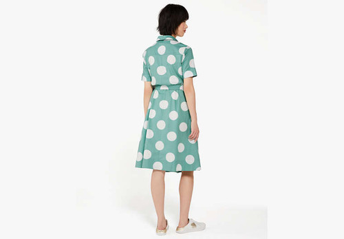 KATE SPADE Grand Dot Midi Shirtdress PLEASE SELECT A SIZE Image 3