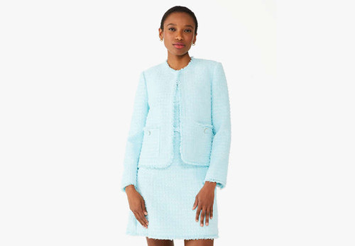 KATE SPADE Belted Tweed Dress PLEASE SELECT A SIZE Image 5