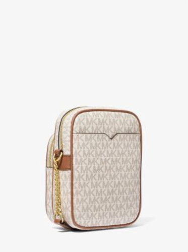 Michael Kors Jet Set Travel Medium Signature Logo Crossbody Bag - Vanilla (@Delhi Studio)