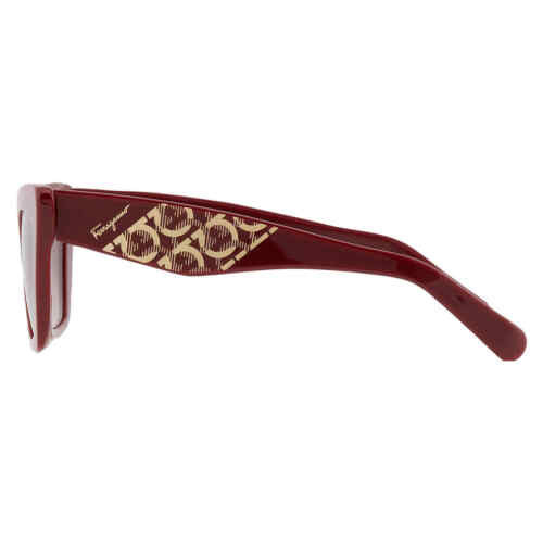 SALVATORE FERRAGAMO  Bordeaux Gradient Cat Eye Ladies Sunglasses