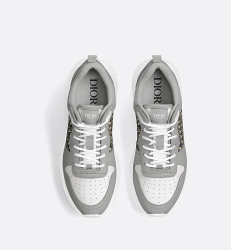 B25 Runner Sneaker Dior Gray And White