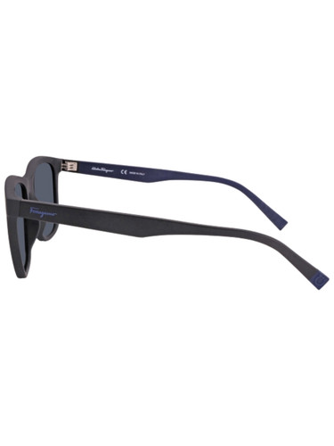 SALVATORE FERRAGAMO  Blue Rectangular Men's Sunglasses (Arriving In Delhi)