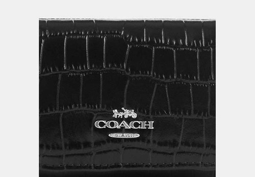 COACH Micro Wallet SILVER/BLACK Image 3