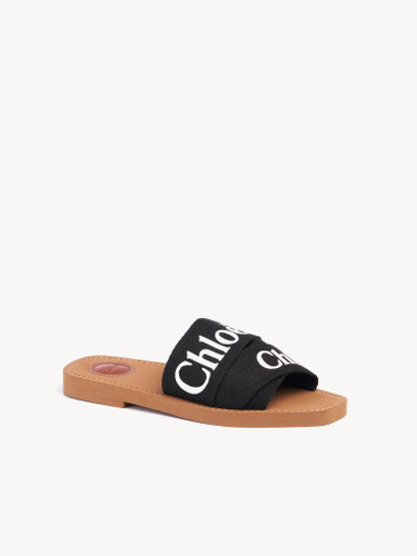 CHLOE Woody Mules - Black