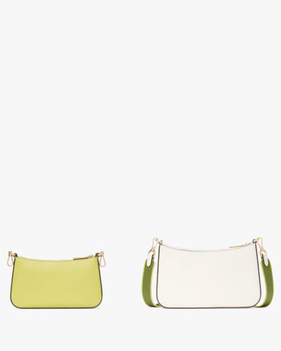 KATE SPADE  Duet Colorblock Saffiano Leather Crossbody - Fern Moss Multi (@Delhi Studio)