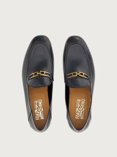 FERRAGAMO  Gancini ornament moccasin