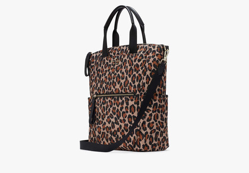 KATE SPADE Chelsea Spotted Leopard Convertible Backpack BROWN MULTI Image 10