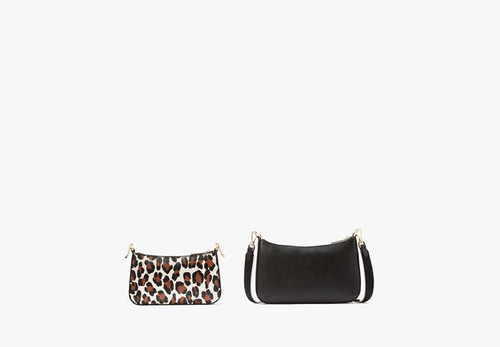 KATE SPADE Duet Leopard Crossbody CREAM MULTI Image 1