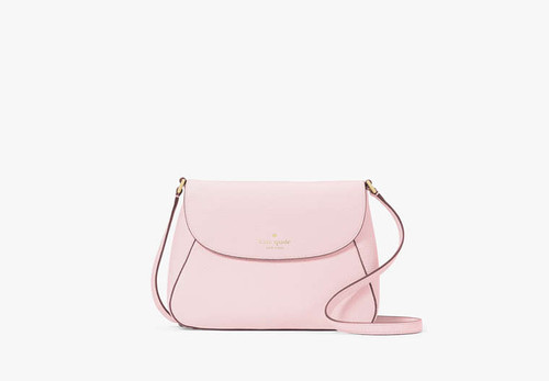 KATE SPADE Monica Medium Flap Crossbody SHIMMER PINK Image 7