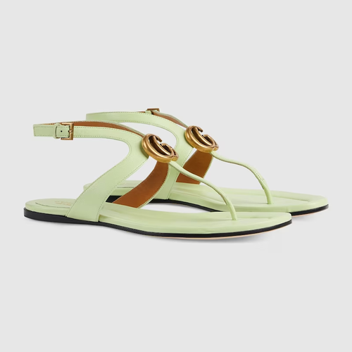 GUCCI Women's  Double G Thong Sandal