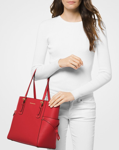 MICHAEL KORS   Voyager Small Pebbled Leather Tote  Bag