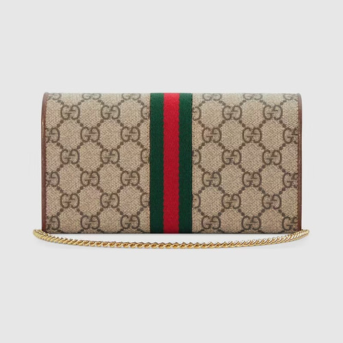 GUCCI Ophidia GG wallet with chain -2