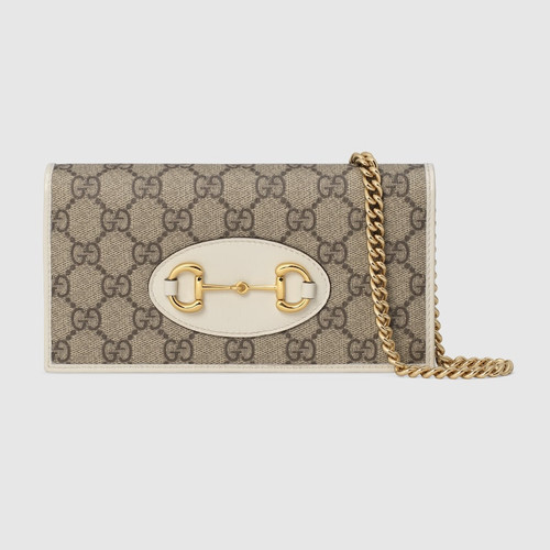GUCCI 1955 Wallet With Horsebit Detail And Chain