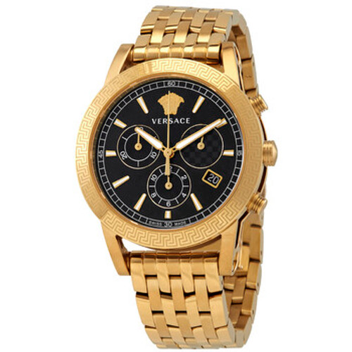 VERSACE Sport Tech Chronograph Quartz Black Dial Watch