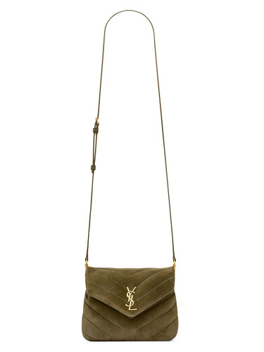 SAINT LAURENT Toy Loulou Crossbody Bag LODEN GREEN Image 1